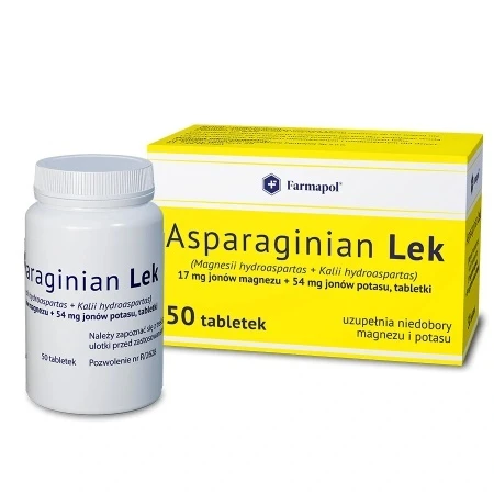 lek na silne skurcze nóg asparaginian